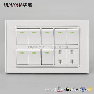 New selling unique design modular switches sockets wholesale